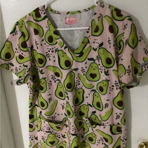 Ava Therese Holy Guacamole Scrub size large